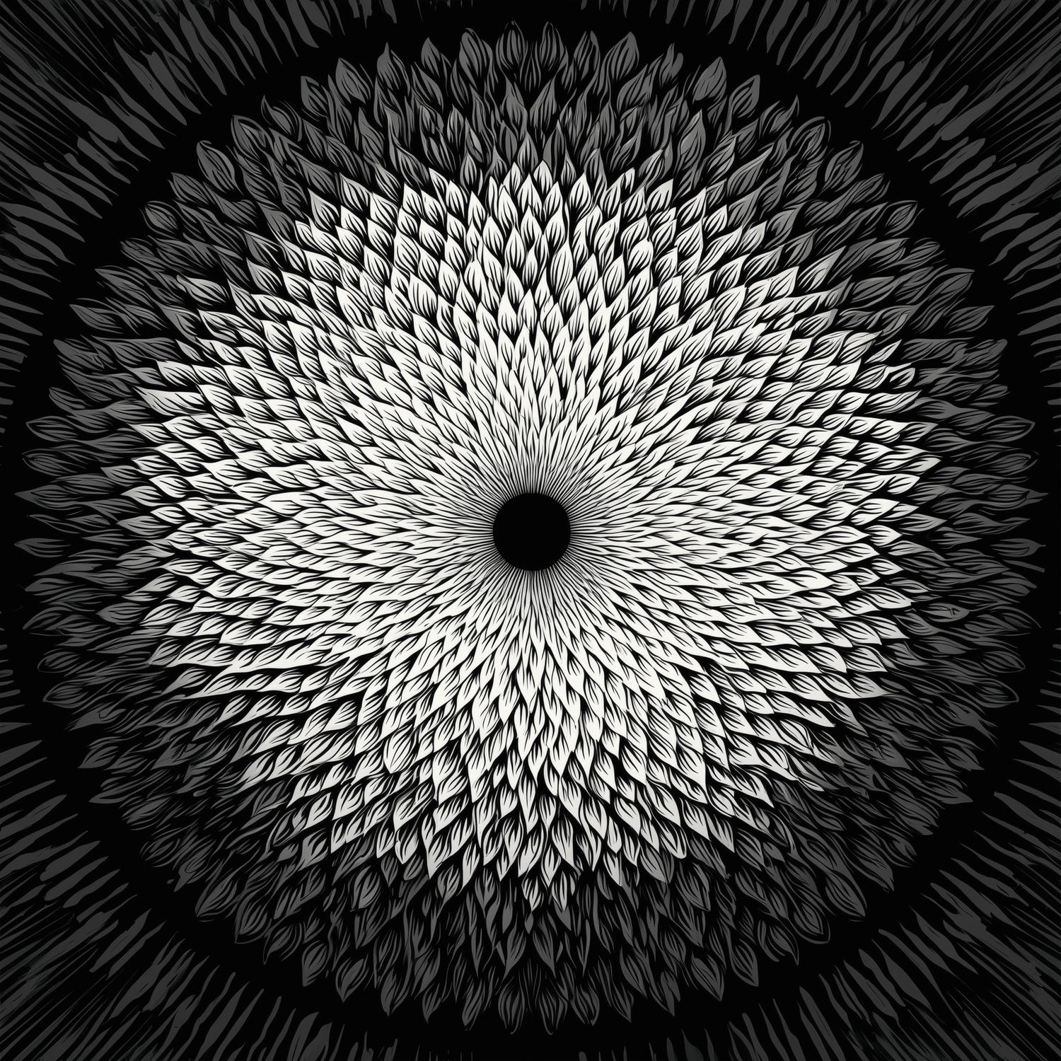 Illusion Art - Noir Moth