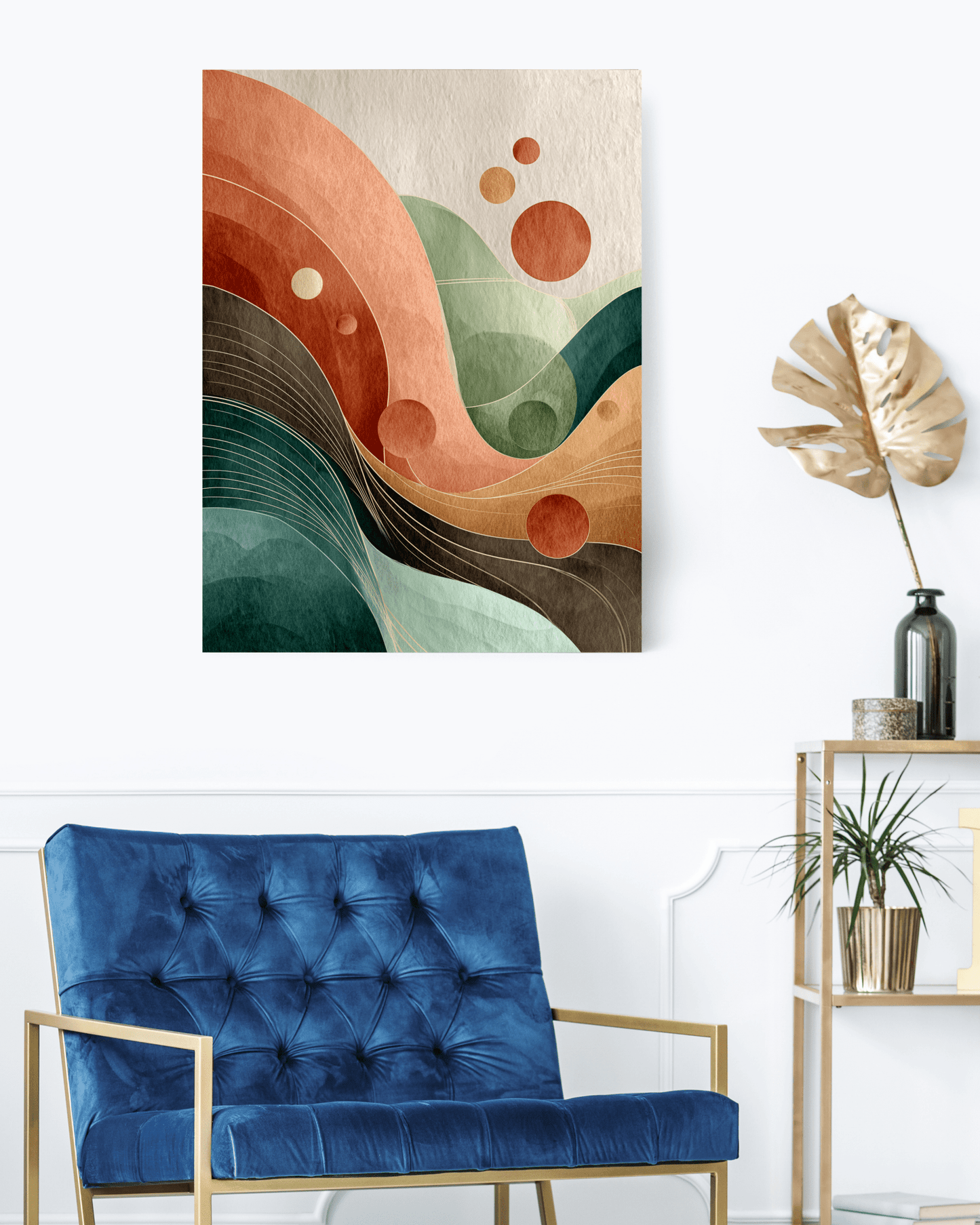 Aurora Flow Symphony - Noir Moth Organic Abstract Art