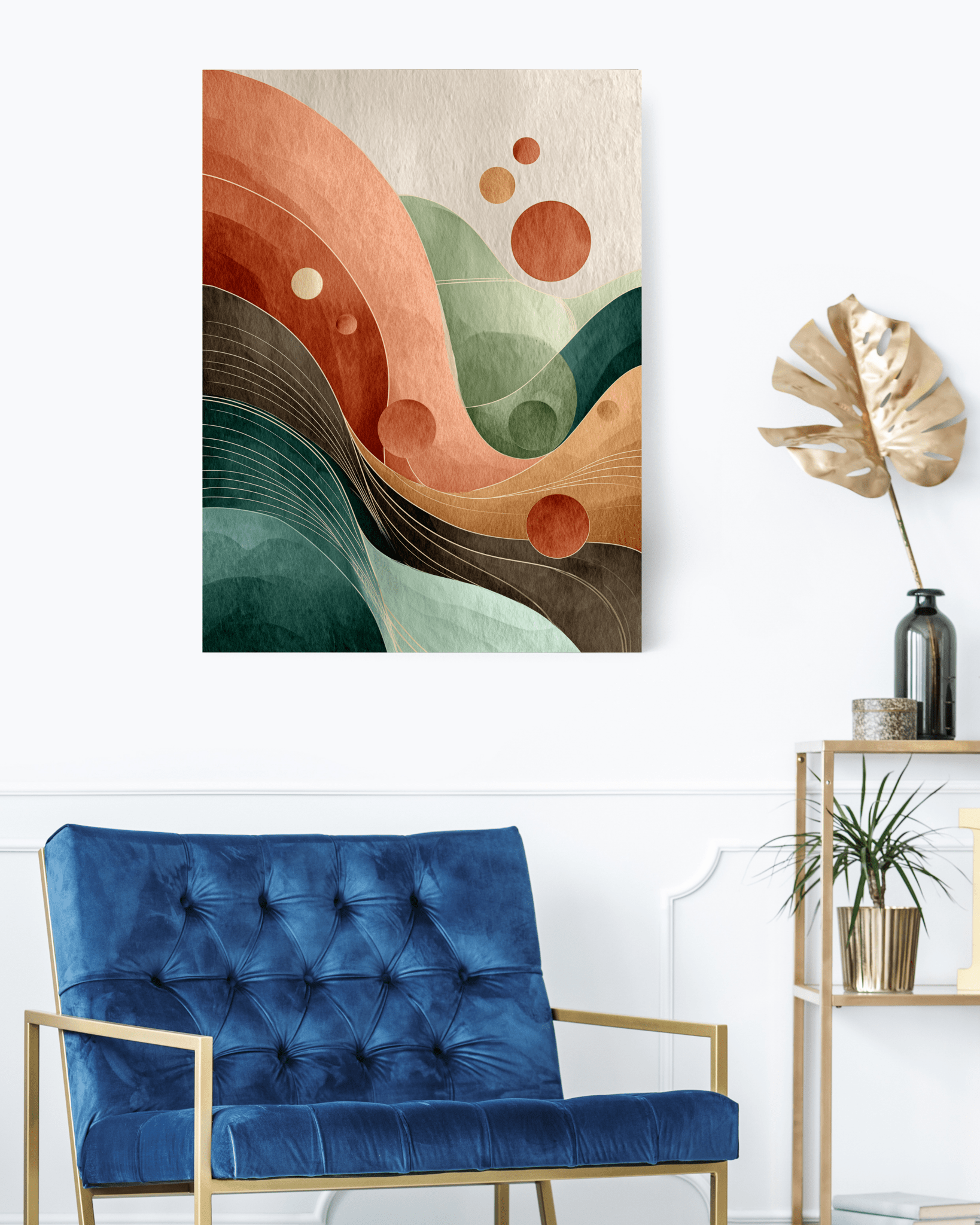 Aurora Flow Symphony - Noir Moth Organic Abstract Art
