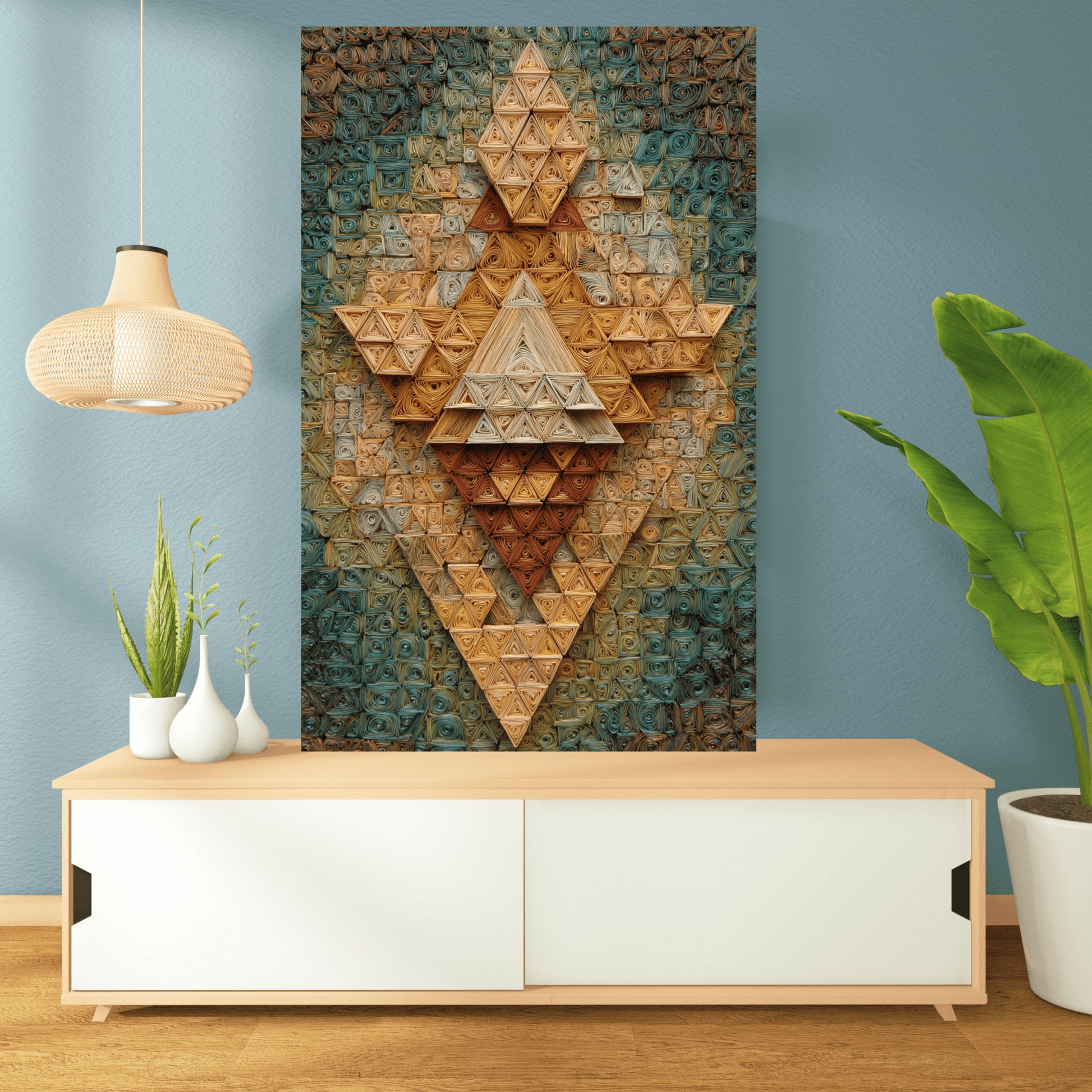Sacred Prism - Noir Moth Luxury Sacred Geometry Artwork