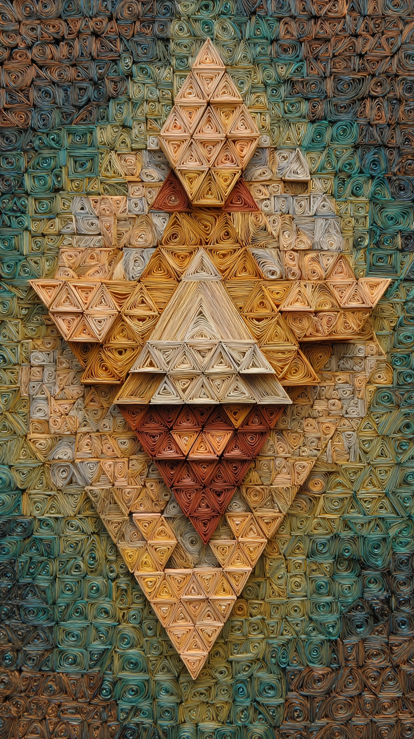 Sacred Prism - Noir Moth Luxury Sacred Geometry Artwork