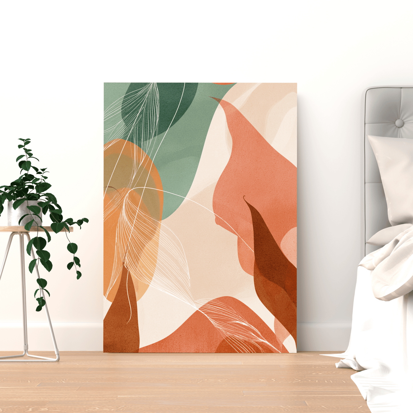 Terra Flow - Noir Moth Organic Abstract Art