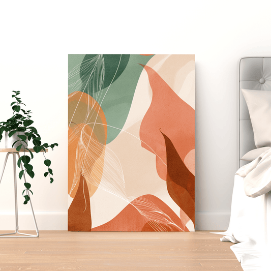 Terra Flow - Noir Moth Organic Abstract Art