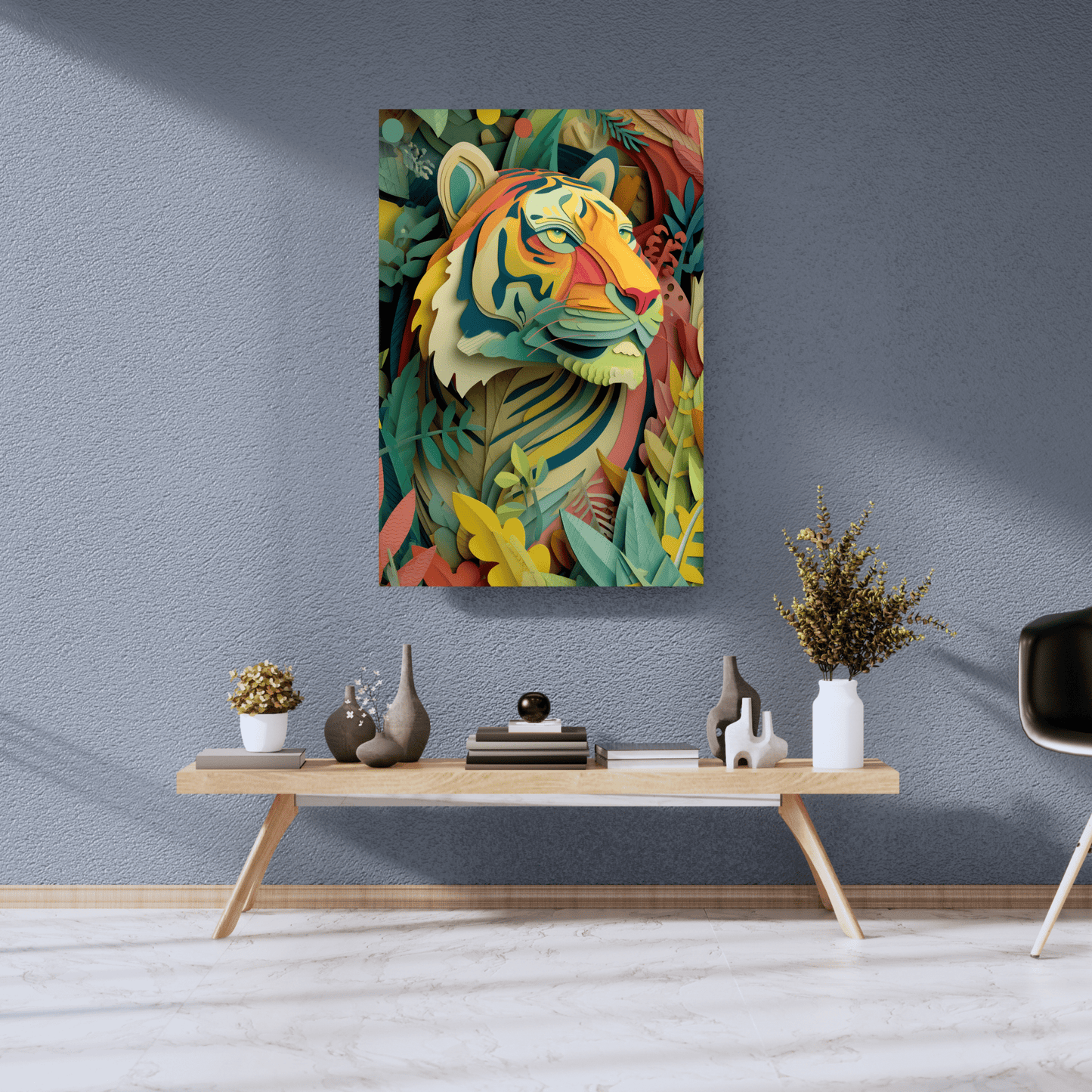 Wild Reverie - Noir Moth Modern Wildlife Artwork