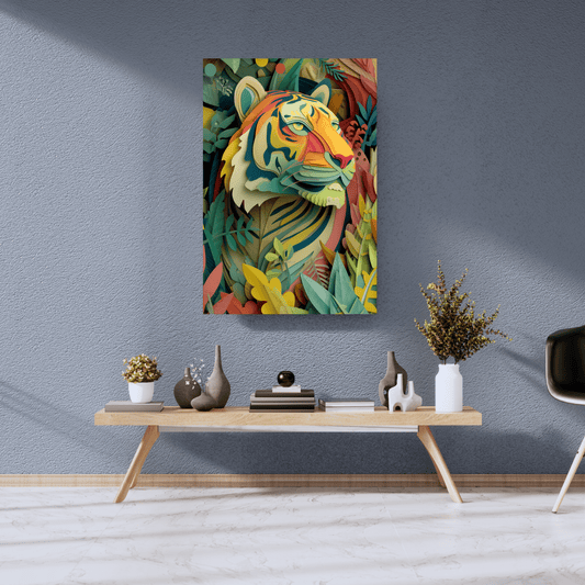 Wild Reverie - Noir Moth Modern Wildlife Artwork